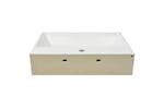 vidaXL 142347 Basin With Faucet Hole Ceramic White 60.5x42.5x14.5cm vidaXL 142347 Basin With Faucet Hole Ceramic White 60.5x42.5x14.5cm