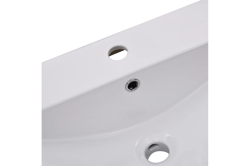 vidaXL 145064 Built-in Basin 101x39.5x18.5cm Ceramic White vidaXL 145064 Built-in Basin 101x39.5x18.5cm Ceramic White
