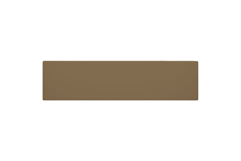 vidaXL 146996 Bathroom Sink With Overflow Ceramic Matt Cream vidaXL 146996 Bathroom Sink With Overflow Ceramic Matt Cream