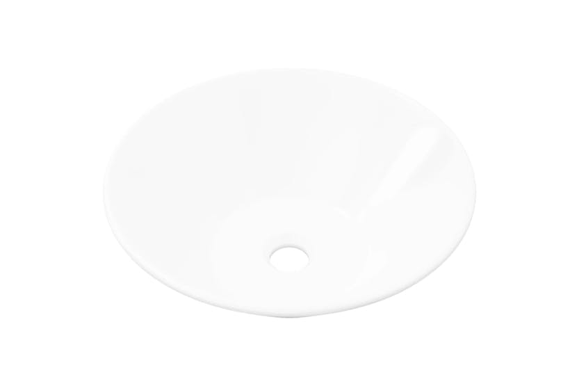 vidaXL 140706 Bathroom Porcelain Ceramic Sink Art Basin Bowl White vidaXL 140706 Bathroom Porcelain Ceramic Sink Art Basin Bowl White