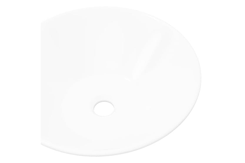 vidaXL 140706 Bathroom Porcelain Ceramic Sink Art Basin Bowl White vidaXL 140706 Bathroom Porcelain Ceramic Sink Art Basin Bowl White