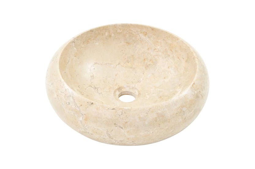 vidaXL 142767 Sink 40x12cm Marble Cream vidaXL 142767 Sink 40x12cm Marble Cream