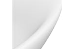 vidaXL 146932 Luxury Basin Overflow Oval Matt White 58.5x39cm Ceramic vidaXL 146932 Luxury Basin Overflow Oval Matt White 58.5x39cm Ceramic