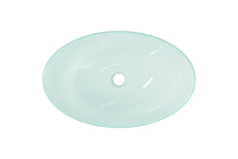 vidaXL 345244 Basin Tempered Glass 54.5x35x15.5cm Frosted vidaXL 345244 Basin Tempered Glass 54.5x35x15.5cm Frosted
