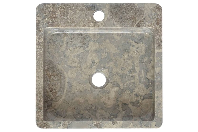 vidaXL 149185 Sink Grey 40x40x12cm Marble vidaXL 149185 Sink Grey 40x40x12cm Marble