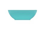 vidaXL 146925 Luxury Basin Oval-shaped Matt Light Green 40x33cm Ceramic vidaXL 146925 Luxury Basin Oval-shaped Matt Light Green 40x33cm Ceramic
