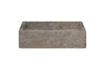 vidaXL 149170 Sink Grey 40x40x10cm Marble vidaXL 149170 Sink Grey 40x40x10cm Marble