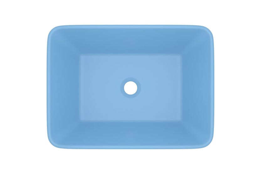 vidaXL 147044 Luxury Wash Basin Matt Light Blue 41x30x12cm Ceramic vidaXL 147044 Luxury Wash Basin Matt Light Blue 41x30x12cm Ceramic