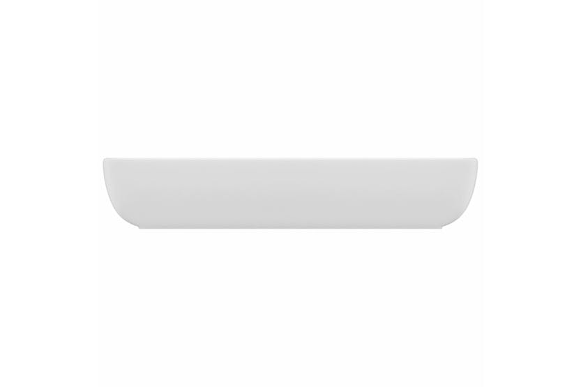 vidaXL 146954 Luxury Basin Rectangular Matt White 71x38cm Ceramic vidaXL 146954 Luxury Basin Rectangular Matt White 71x38cm Ceramic