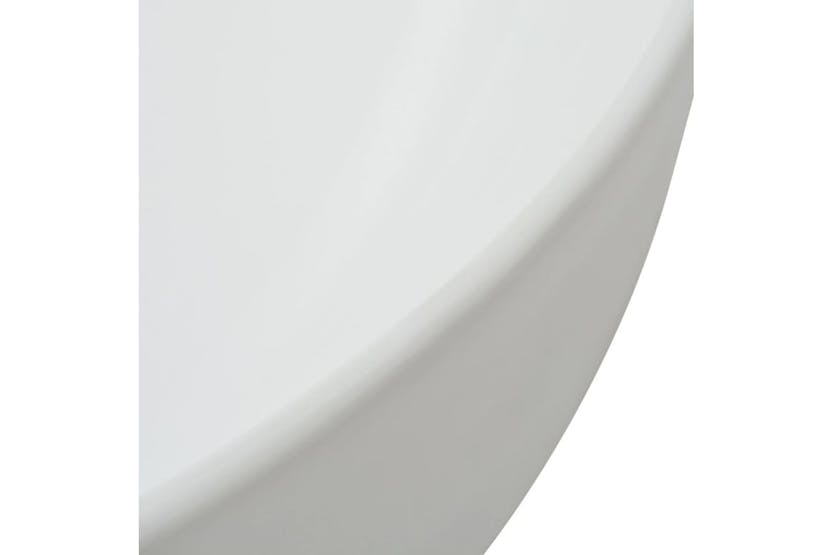 vidaXL 142337 Basin Round Ceramic White 41.5x13.5cm vidaXL 142337 Basin Round Ceramic White 41.5x13.5cm