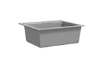 Vidaxl Granite Kitchen Sink Single Basin Grey Vidaxl Granite Kitchen Sink Single Basin Grey