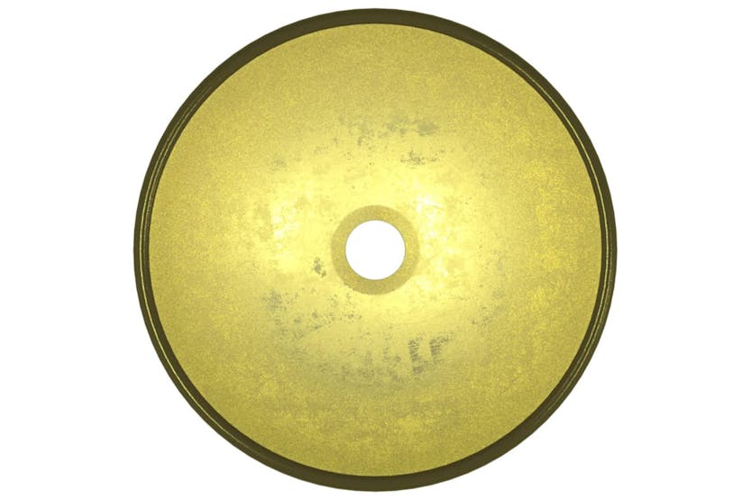 vidaXL 345258 Basin Tempered Glass 35x12cm Gold vidaXL 345258 Basin Tempered Glass 35x12cm Gold