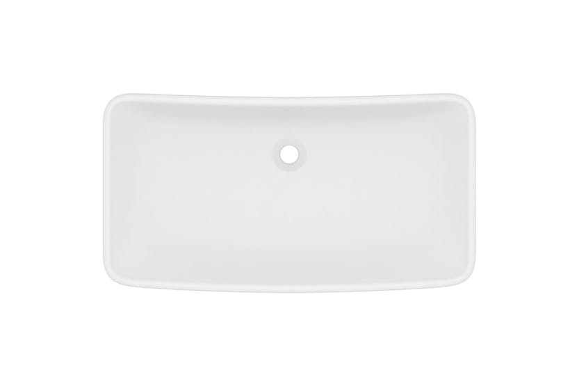 vidaXL 146954 Luxury Basin Rectangular Matt White 71x38cm Ceramic vidaXL 146954 Luxury Basin Rectangular Matt White 71x38cm Ceramic