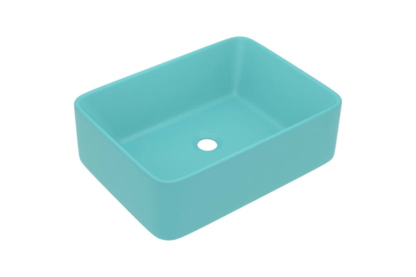 vidaXL 147046 Luxury Wash Basin Matt Light Green 41x30x12cm Ceramic vidaXL 147046 Luxury Wash Basin Matt Light Green 41x30x12cm Ceramic