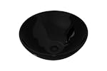 vidaXL 141929 Ceramic Bathroom Sink Basin Black Round vidaXL 141929 Ceramic Bathroom Sink Basin Black Round
