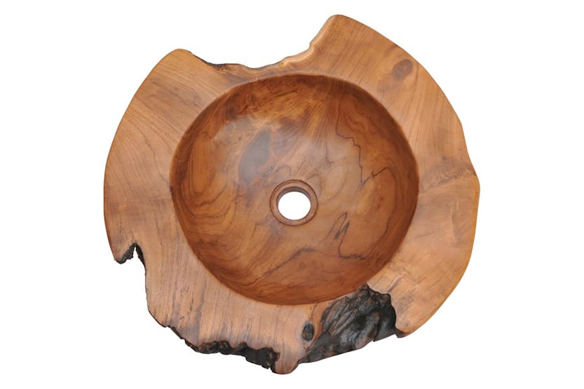 vidaXL 243475 Basin Solid Teak 45cm vidaXL 243475 Basin Solid Teak 45cm