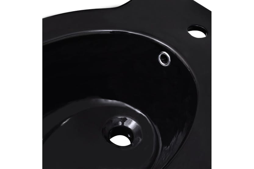 vidaXL 270567 Black Ceramic Toilet & Bidet Set vidaXL 270567 Black Ceramic Toilet & Bidet Set