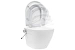 vidaXL 145781 Wall Hung Rimless Toilet With Bidet Function Ceramic White vidaXL 145781 Wall Hung Rimless Toilet With Bidet Function Ceramic White