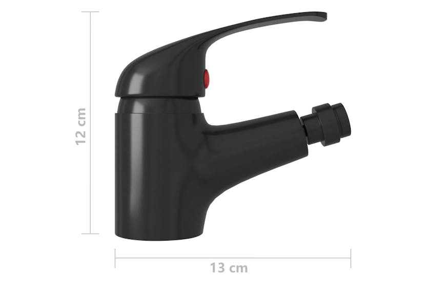 vidaXL 149084 Bathroom Bidet Mixer Tap Black 13x12cm vidaXL 149084 Bathroom Bidet Mixer Tap Black 13x12cm