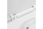vidaXL 145781 Wall Hung Rimless Toilet With Bidet Function Ceramic White vidaXL 145781 Wall Hung Rimless Toilet With Bidet Function Ceramic White