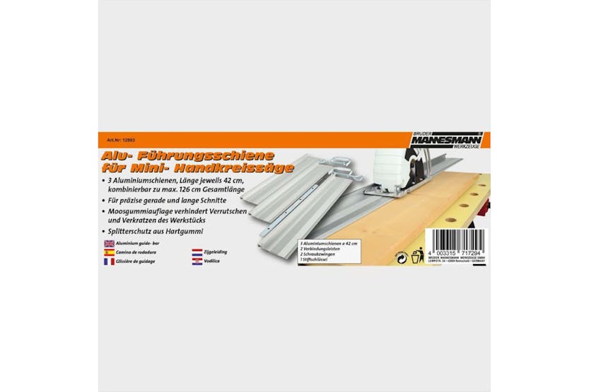 Bruder Mannesmann 429299 Saw Guide For Circular Saw 3pc Bruder Mannesmann 429299 Saw Guide For Circular Saw 3pc