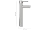 vidaXL 149091 Bathroom Mixer Tap Silver 12x30cm vidaXL 149091 Bathroom Mixer Tap Silver 12x30cm