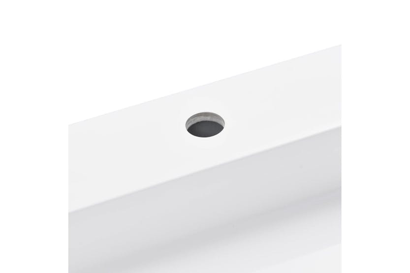 vidaXL 144068 Wash Basin Mineral Cast/marble Cast | White vidaXL 144068 Wash Basin Mineral Cast/marble Cast | White