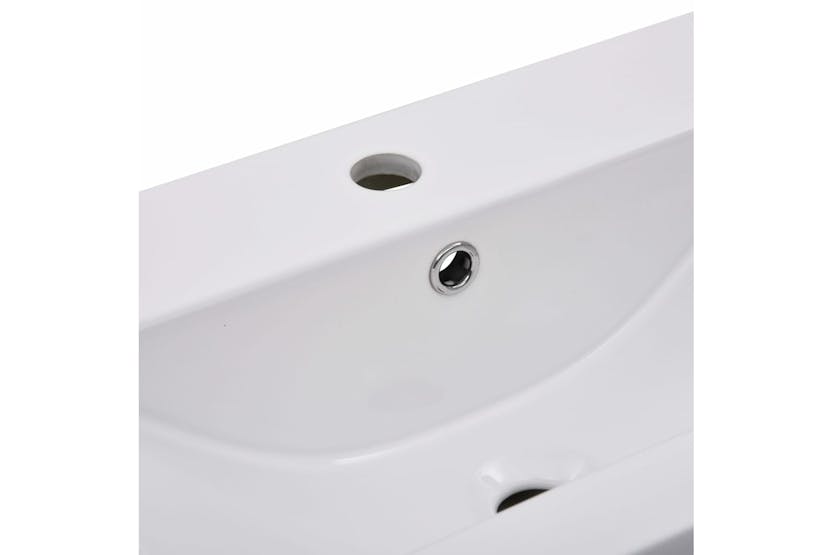 vidaXL 145062 Built-in Basin 81x39.5x18.5cm Ceramic White vidaXL 145062 Built-in Basin 81x39.5x18.5cm Ceramic White