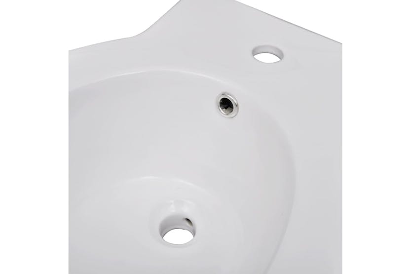 vidaXL 270566 White Ceramic Toilet & Bidet Set vidaXL 270566 White Ceramic Toilet & Bidet Set