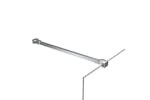 vidaXL 146230 Support Arm For Bath Enclosure Stainless Steel 47.5cm vidaXL 146230 Support Arm For Bath Enclosure Stainless Steel 47.5cm