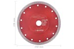 vidaXL 143248 Diamond Cutting Disc With Holes Steel 230mm vidaXL 143248 Diamond Cutting Disc With Holes Steel 230mm