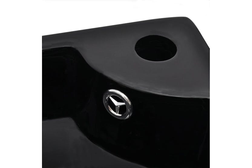 vidaXL 141924 Wash Basin With Overflow 45x32x12.5cm Black vidaXL 141924 Wash Basin With Overflow 45x32x12.5cm Black