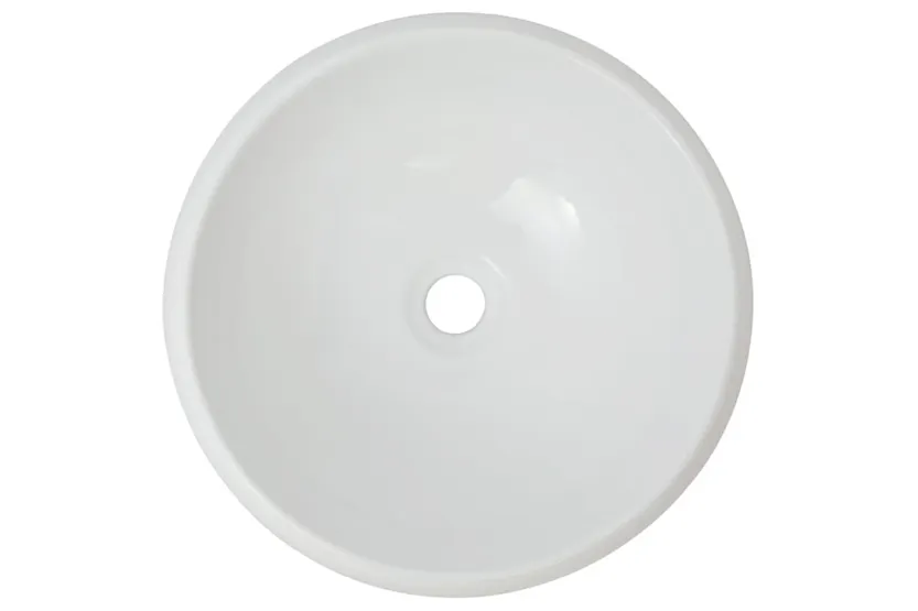 vidaXL 275495 Bathroom Basin With Mixer Tap Ceramic Round White vidaXL 275495 Bathroom Basin With Mixer Tap Ceramic Round White