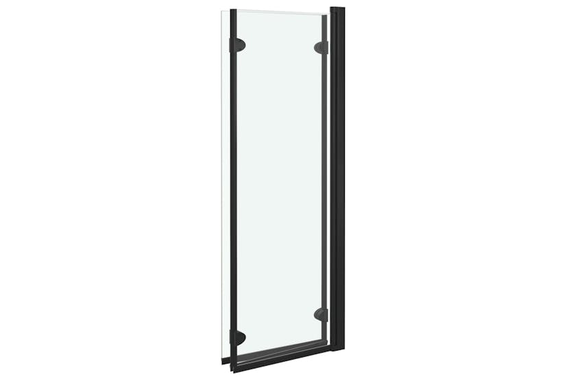 vidaXL 147191 Folding Shower Enclosure 3 Panels Esg 130x138cm Black vidaXL 147191 Folding Shower Enclosure 3 Panels Esg 130x138cm Black