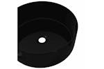 vidaXL 142737 Basin Ceramic Round Black 40x15cm vidaXL 142737 Basin Ceramic Round Black 40x15cm