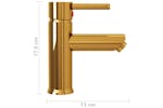 vidaXL 149067 Bathroom Basin Faucet Gold 130x176mm vidaXL 149067 Bathroom Basin Faucet Gold 130x176mm