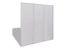 vidaXL 140784 Shower Bath Screen Wall 117 X 120cm 3 Panels Foldable vidaXL 140784 Shower Bath Screen Wall 117 X 120cm 3 Panels Foldable