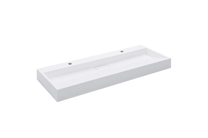 vidaXL 144068 Wash Basin Mineral Cast/marble Cast | White vidaXL 144068 Wash Basin Mineral Cast/marble Cast | White