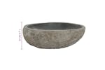 Vidaxl Basin River Stone Oval (29-38)x(24-31) Cm Vidaxl Basin River Stone Oval (29-38)x(24-31) Cm