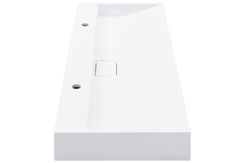 vidaXL 144068 Wash Basin Mineral Cast/marble Cast | White vidaXL 144068 Wash Basin Mineral Cast/marble Cast | White