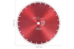 vidaXL 143242 Diamond Cutting Disc Steel 350mm vidaXL 143242 Diamond Cutting Disc Steel 350mm