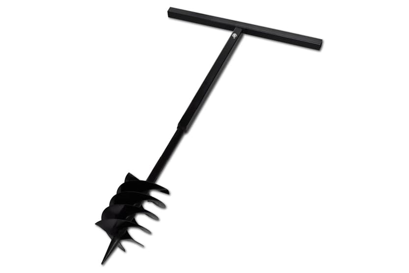 vidaXL 270532 Ground Drill With Handle 180mm With Extension Tube 9 M Steel vidaXL 270532 Ground Drill With Handle 180mm With Extension Tube 9 M Steel