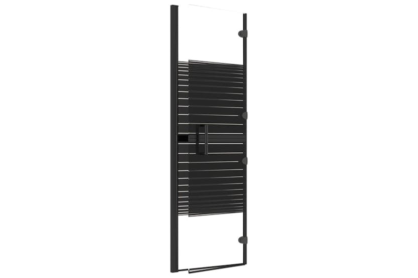 vidaXL 150741 Folding Shower Enclosure Esg 100x140cm Black vidaXL 150741 Folding Shower Enclosure Esg 100x140cm Black