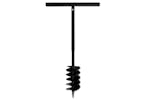vidaXL 141026 Ground Drill With Handle Auger Bit 150mm Three Spirals Steel Black vidaXL 141026 Ground Drill With Handle Auger Bit 150mm Three Spirals Steel Black