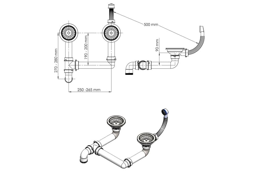 Vidaxl Overmount Kitchen Sink Double Basin Granite Cream White Vidaxl Overmount Kitchen Sink Double Basin Granite Cream White