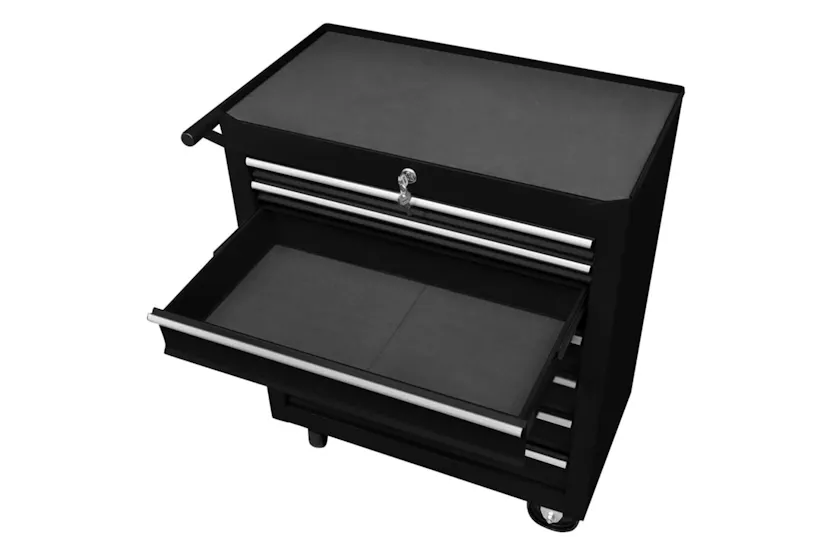 vidaXL 147174 Workshop Tool Trolley with 7 Drawers | Black vidaXL 147174 Workshop Tool Trolley with 7 Drawers | Black