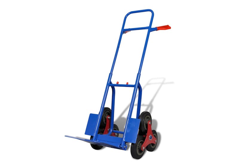 vidaXL 140512 Folding Sack Truck With 6 Wheels Blue vidaXL 140512 Folding Sack Truck With 6 Wheels Blue