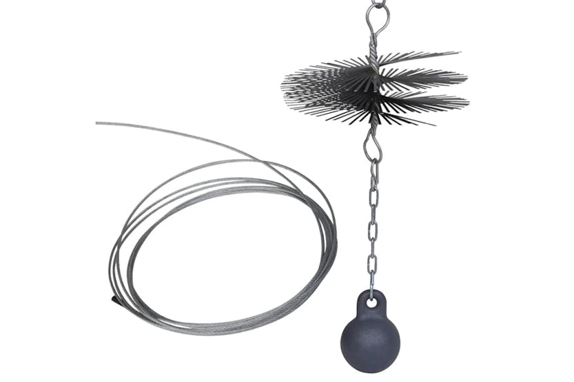 vidaXL 141273 Round Chimney Cleaning Brush Dia. 25cm vidaXL 141273 Round Chimney Cleaning Brush Dia. 25cm