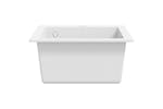Vidaxl Overmount Kitchen Sink Single Basin Granite Cream White Vidaxl Overmount Kitchen Sink Single Basin Granite Cream White