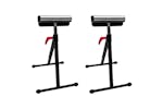 vidaXL 140162 Set Of 2 Adjustable Roller Stands vidaXL 140162 Set Of 2 Adjustable Roller Stands